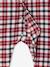 Chequered Jumpsuit + Socks Set for Newborns red - vertbaudet enfant 