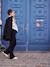 Pantalon de grossesse large esprit tailleur noir - vertbaudet enfant 