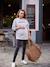 Ensemble sweat 'bisou mama' et legging grossesse et postpartum gris chiné - vertbaudet enfant 