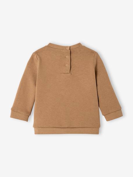 Stylish Sweatshirt for Baby Boys BEIGE MEDIUM MIXED COLOR+caramel - vertbaudet enfant 