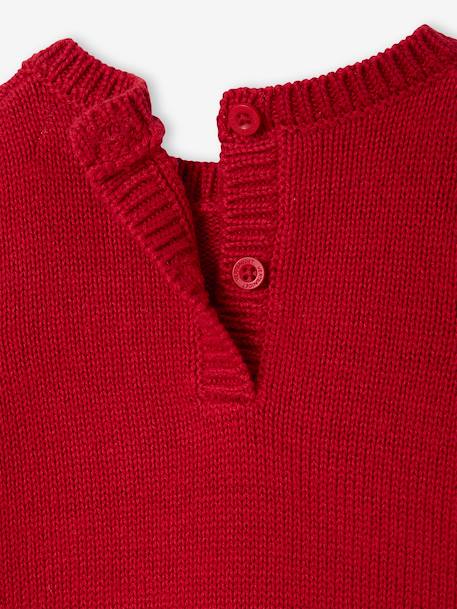 Christmas Reindeer Motif Jumper for Baby Boys red - vertbaudet enfant 