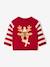 Christmas Reindeer Motif Jumper for Baby Boys red - vertbaudet enfant 