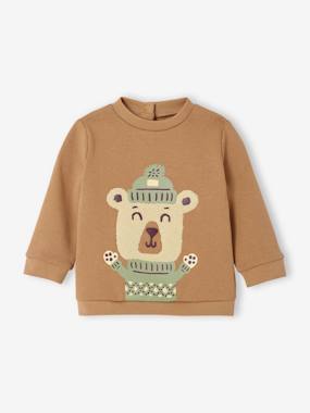 Baby-Jumpers, Cardigans & Sweaters-Sweaters-Stylish Sweatshirt for Baby Boys