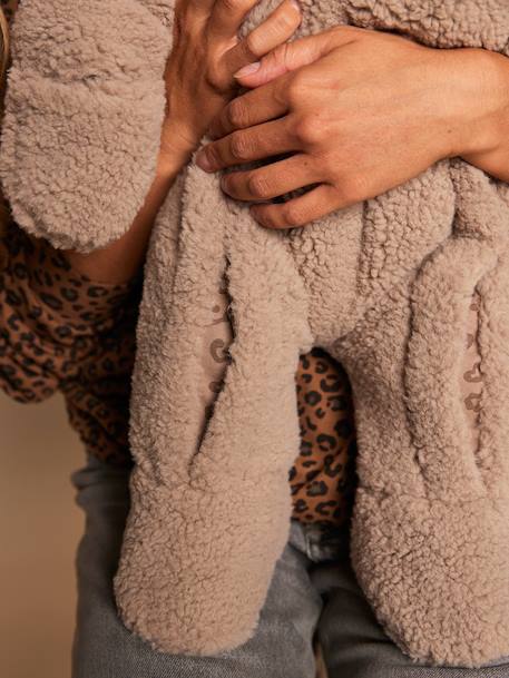 Pramsuit with Leopard Lining, Family Capsule Collection, ENVIE DE FRAISE taupe - vertbaudet enfant 
