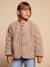Sherpa Jacket with Leopard-Print Lining, Mother-Daughter Capsule Collection, ENVIE DE FRAISE taupe - vertbaudet enfant 