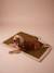 Nomadic rug/blanket for FAMILY pets printed brown+striped green - vertbaudet enfant 
