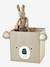 Set of 2 Boxes, in Fabric, Panda Koala Beige - vertbaudet enfant 