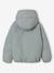 Lightweight jacket with crossover fastening for girls grey green - vertbaudet enfant 