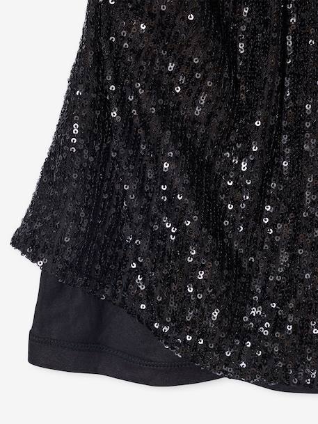 Girl's sequin Christmas dress, mother-daughter capsule black - vertbaudet enfant 