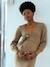 Marl Knit Maxi Dress for Maternity chocolate - vertbaudet enfant 