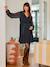 Short Leopard Print Dress for Maternity & Nursing black - vertbaudet enfant 