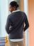 Maternity sweatshirt with heart-to-heart pattern anthracite - vertbaudet enfant 
