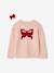 Christmas Gift Box with Jacquard Knit Reindeer Jumper + 2 Scrunchies for Girls ecru+pale pink - vertbaudet enfant 