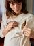 T-shirt grossesse et allaitement motif amour écru - vertbaudet enfant 