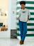 Cotton* striped nursing clothes t-shirt green - vertbaudet enfant 
