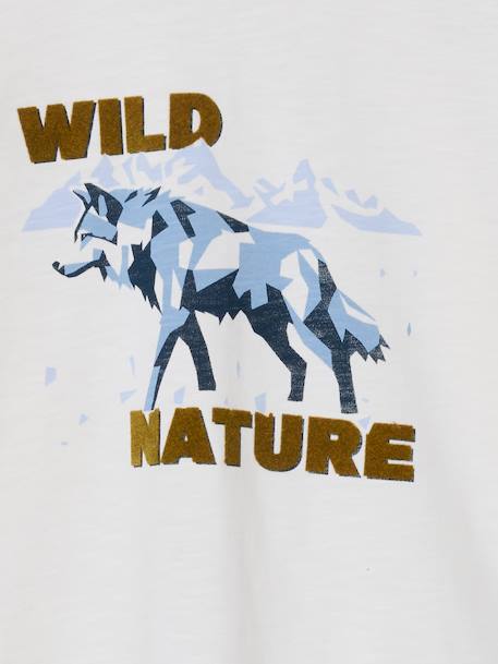 Long-Sleeved T-Shirt for Boys ecru - vertbaudet enfant 