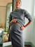 Ribbed knit maternity midi pencil skirt anthracite - vertbaudet enfant 