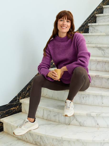 Long Maternity Leggings Black+chocolate - vertbaudet enfant 