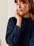 Two-tone maternity jumper navy blue - vertbaudet enfant 