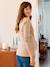 Maternity and nursing ribbed wrap T-shirt taupe - vertbaudet enfant 