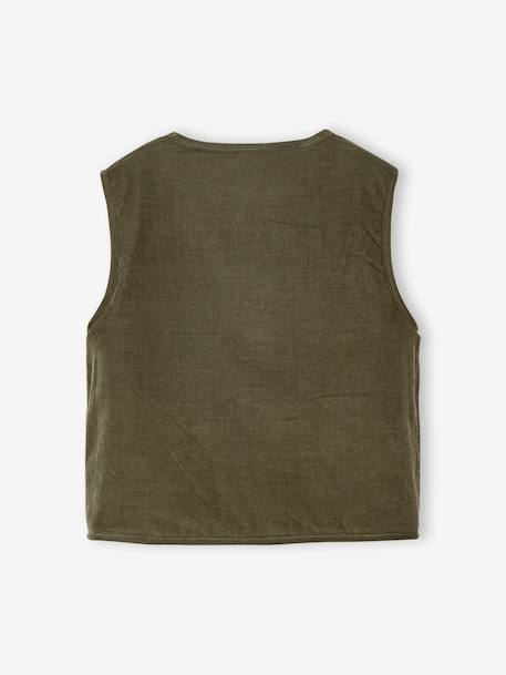 Child's reversible cardigan from the family capsule ecru - vertbaudet enfant 
