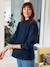 Two-tone maternity jumper navy blue - vertbaudet enfant 