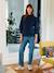 Two-tone maternity jumper navy blue - vertbaudet enfant 