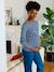 Long-Sleeved Maternity Top navy blue+White Stripes - vertbaudet enfant 
