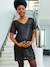 Sequinned Dress for Maternity black+gold - vertbaudet enfant 