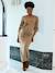 Marl Knit Maxi Dress for Maternity chocolate - vertbaudet enfant 