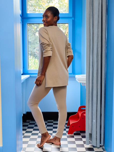 2-Piece Pyjamas for Maternity taupe - vertbaudet enfant 