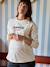 Nursing clothes t-shirt with love pattern ecru - vertbaudet enfant 