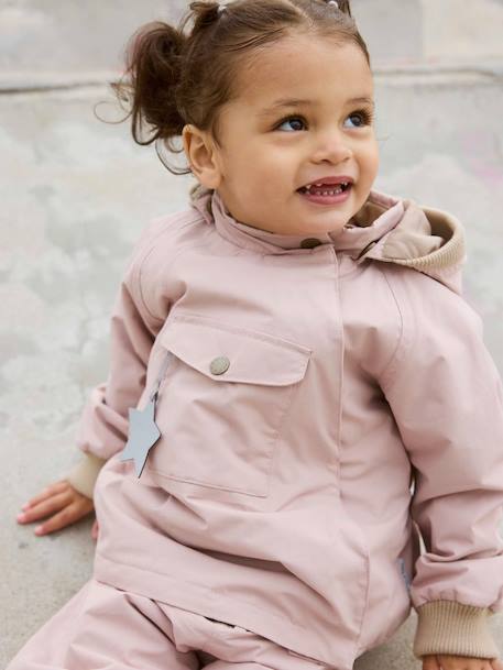 MATWAIO all-season jacket for children MINI A TURE deep blue+green+old rose - vertbaudet enfant 