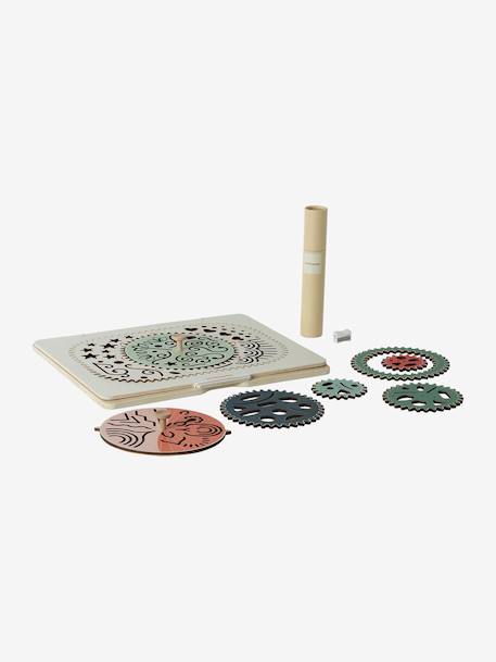 Coffret créatif spirales et mandalas en bois FSC® bois - vertbaudet enfant 