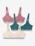 Pack of 3 Plain Bras for Girls, Jonen ecru - vertbaudet enfant 
