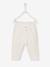 Pantalon bébé mixte coupe sarouel en gaze de coton Blanc+Bleu+jaune+rose+tilleul - vertbaudet enfant 