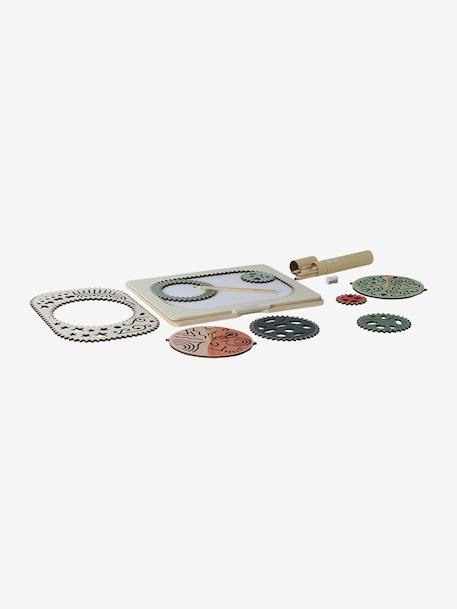 Coffret créatif spirales et mandalas en bois FSC® bois - vertbaudet enfant 