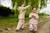 MATWALENTAYO children's rain dungarees MINI A TURE all year round deep blue+green+old rose - vertbaudet enfant 