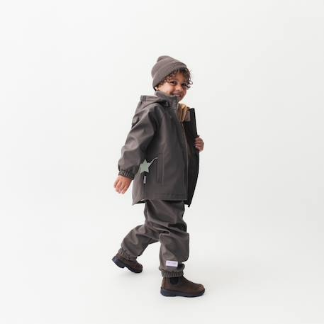 MATADEN MINI A TURE softshell jacket for children deep blue+khaki - vertbaudet enfant 