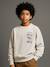 Sweat-shirt Mattel Hot Wheels garçon beige chiné - vertbaudet enfant 