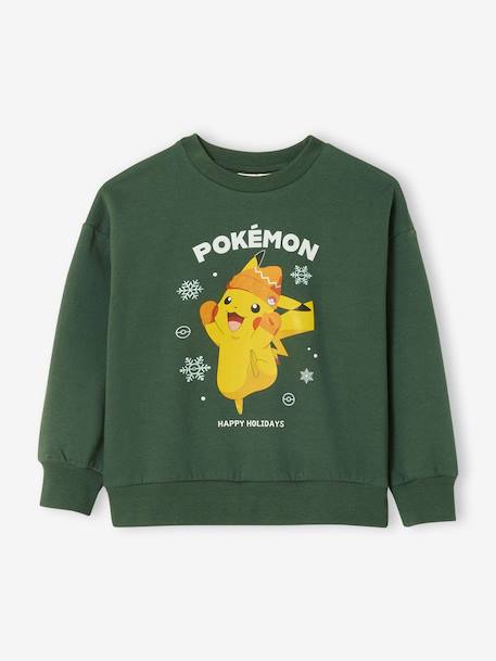 Cotton Pok‚mon Christmas sweatshirt for boys fir green - vertbaudet enfant 