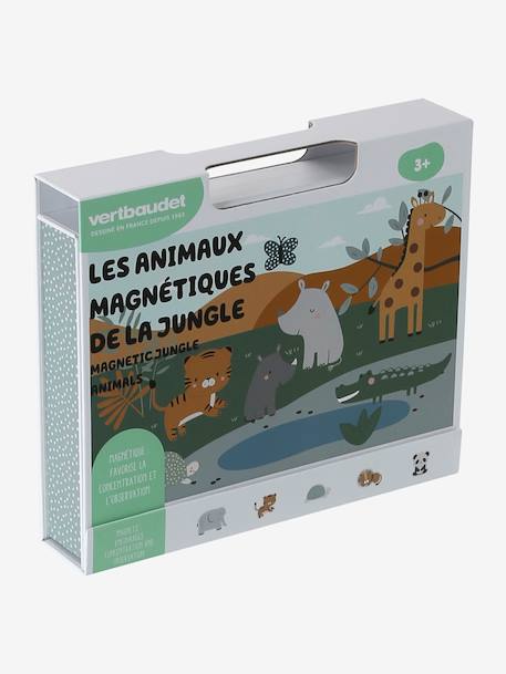 Boite des animaux magnétiques TANZANIE jaune - vertbaudet enfant 