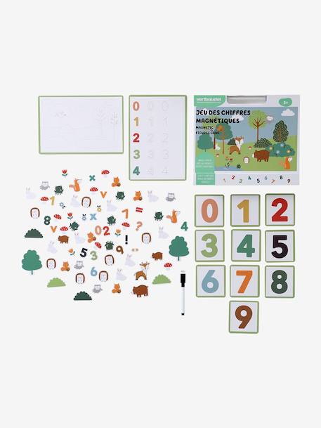 Magnetic Number Game, GREEN FOREST green - vertbaudet enfant 
