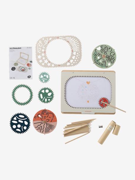 Coffret créatif spirales et mandalas en bois FSC® bois - vertbaudet enfant 