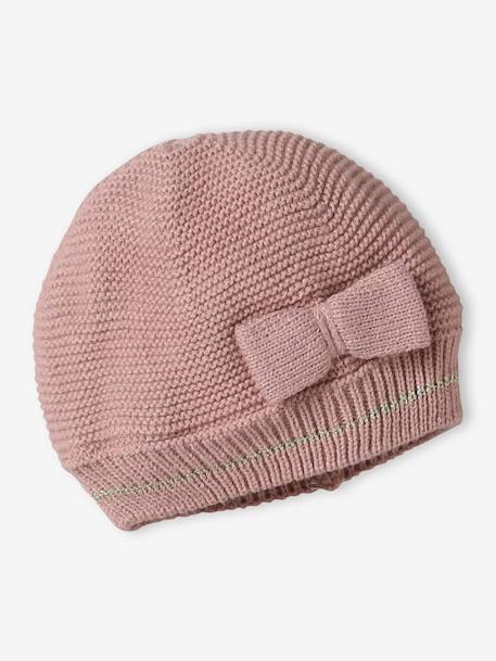 Christmas Set: Beanie, Snood & Mittens for Babies rosy - vertbaudet enfant 