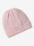 Girl's Christmas set: beanie + snood + mittens/gloves rosy - vertbaudet enfant 