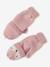 Christmas Set with Beanie + Snood + Gloves/Mittens rosy - vertbaudet enfant 
