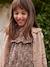Blouse fille gaze de coton motif zébré chocolat - vertbaudet enfant 