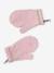 Girl's Christmas set: beanie + snood + mittens/gloves rosy - vertbaudet enfant 