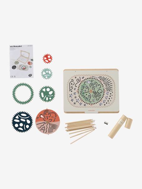 Creative FSC® wood spirals and mandalas set wood - vertbaudet enfant 